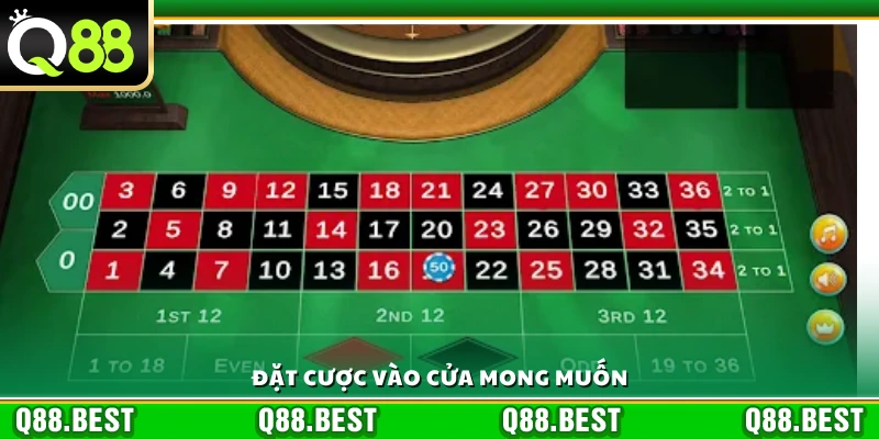 Chọn cửa phù hợp để đặt cược